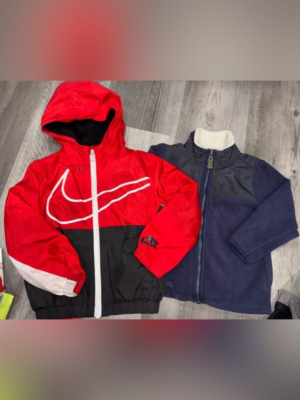 Size 2T Nike Hooded Jacket and Fleece Jacket